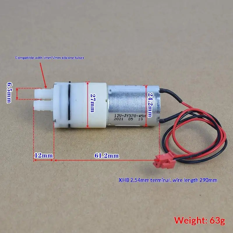 12V Mini Diaphragm Water Pump – Self-Priming DIY & Garden Mini Water Pump Axl