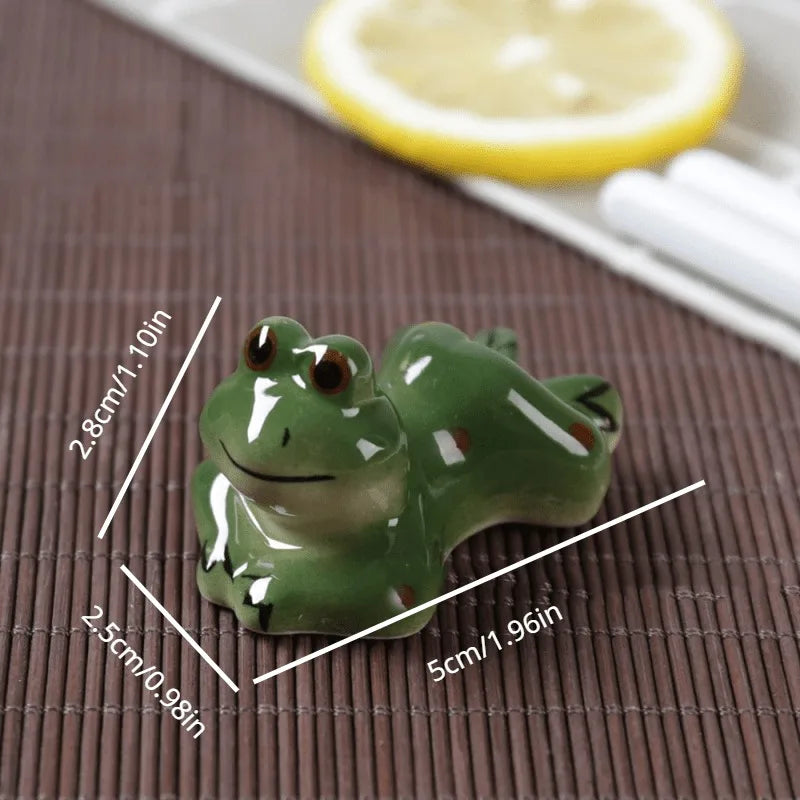5-Piece Animal Ceramic Chopstick Rest & Utensil Holder Set Chopstick Rest Set Axl