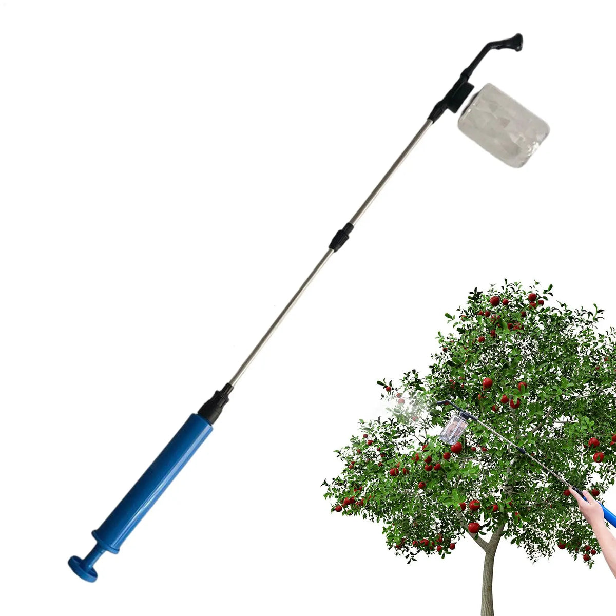Garden Powder Duster – Adjustable Diatomaceous Earth Applicator Garden Powder Duster Axl