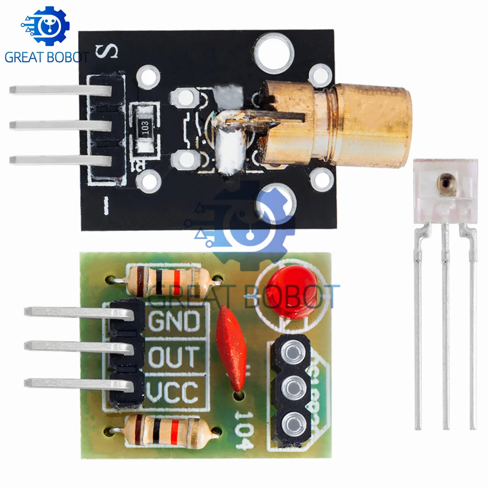 KY-008 650nm Laser Transmitter & Receiver Sensor Module Kit Laser Sensor Module Axl