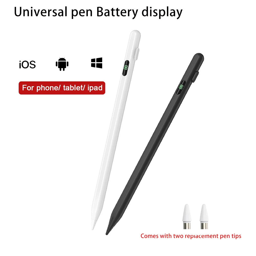Universal Stylus Pen with Battery Display | iPad & Android Tablet Stylus Pen Axl