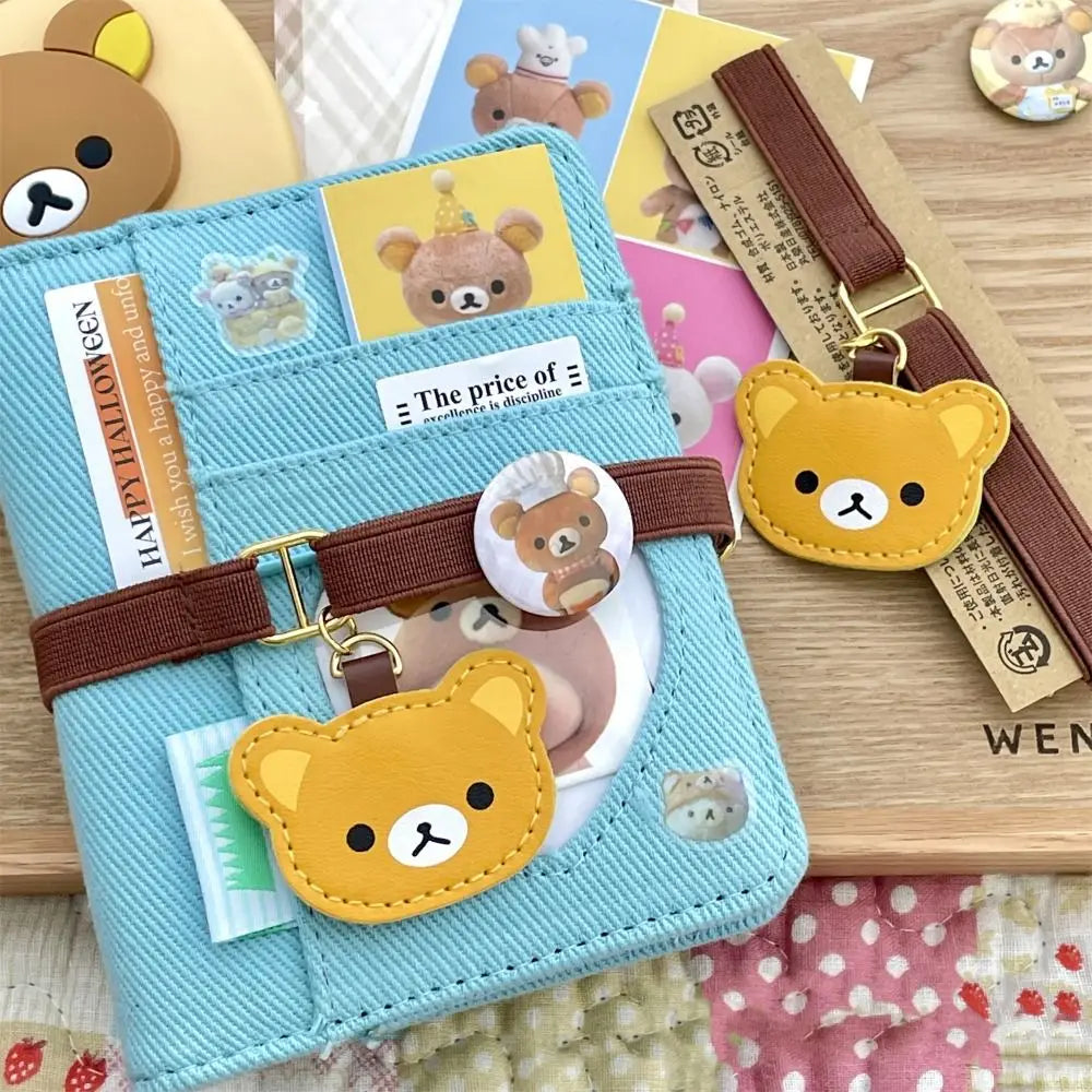 Cute Bear Notebook Strap – Adjustable Elastic Band for Journals Notebook Strap Axl