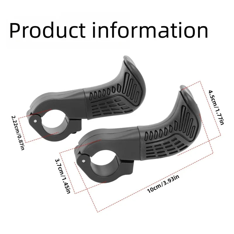 Silicone Mini Bar Ends – Anti-Slip Lock-On Bicycle Grips Bicycle Bar Ends Axl