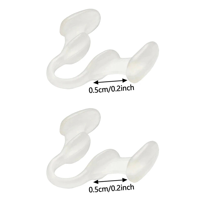 Silicone Nasal Dilator Nose Clip 2-Pack – Better Sleep Aid Nasal Dilator Clip Axl White