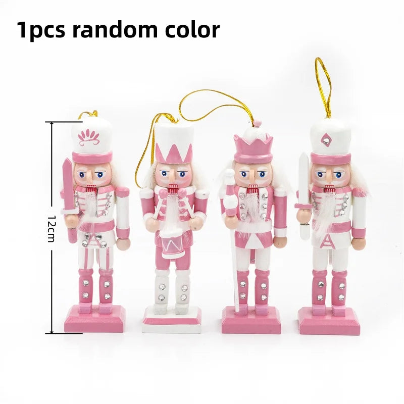 Nutcracker Soldier Christmas Tree Ornament – Candy Color Christmas Ornament Axl 1PCS random A4