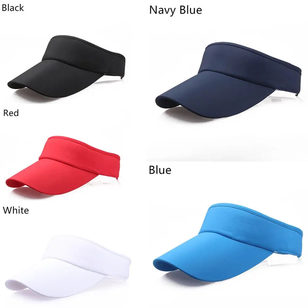 Adjustable Sun Visor Hat – Unisex Sports Tennis Golf Cap Sports Sun Visor Axl