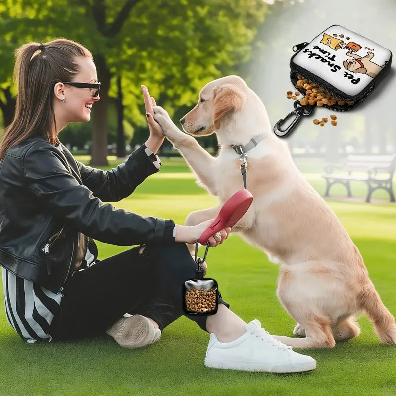 Portable Dog Treat Training Pouch with Zipper & Strap Dog Training Pouch Axl