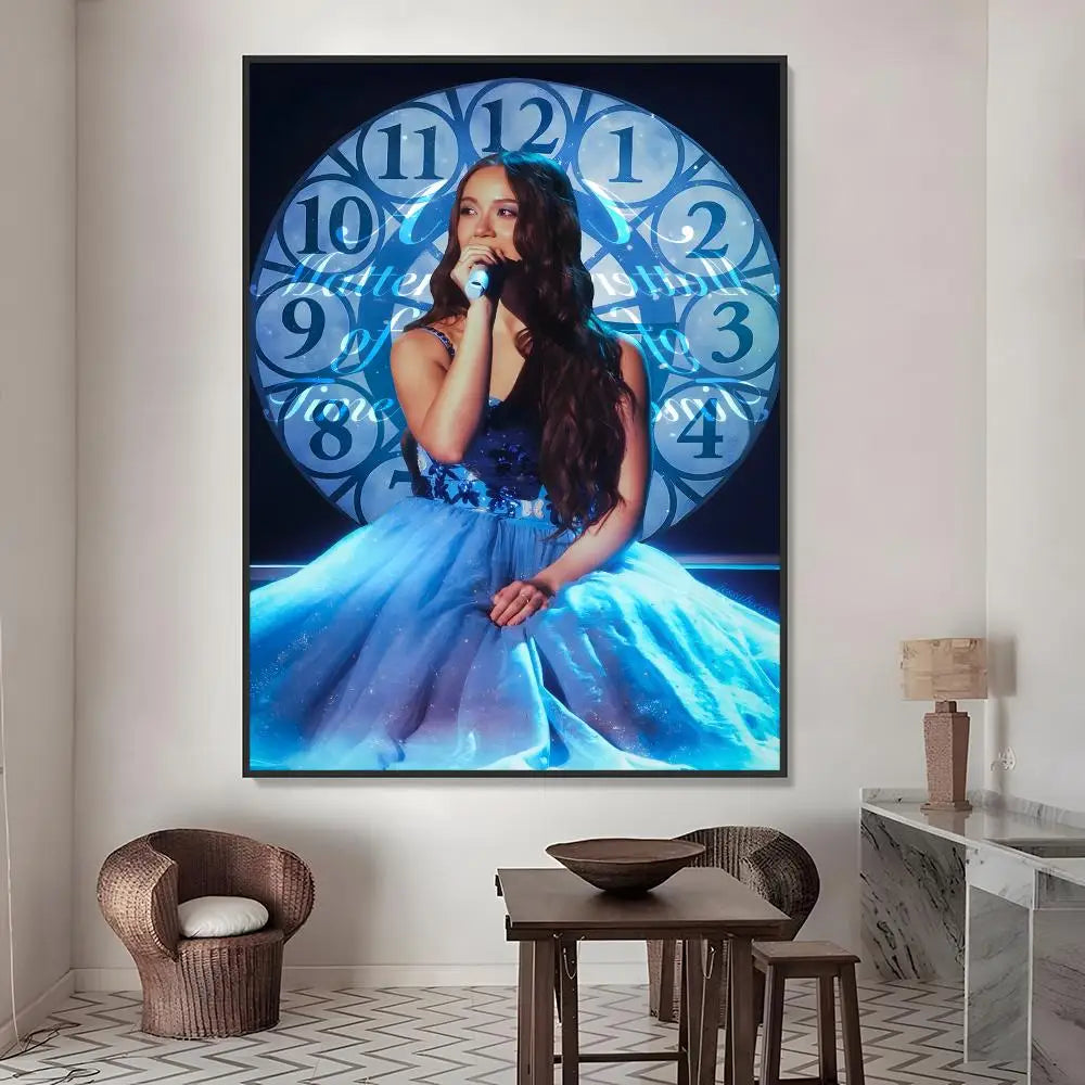 Laufey Poster Waterproof PVC Stickers – Wall Décor & Gift Wall Decor Stickers Axl White12 40X50cmNoframe