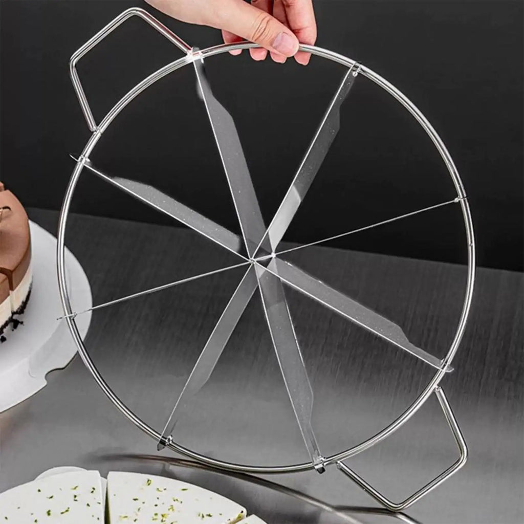 Stainless Steel Cake Divider – 6/7/8 Slice Portion Cutter Cake Portion Cutter Axl
