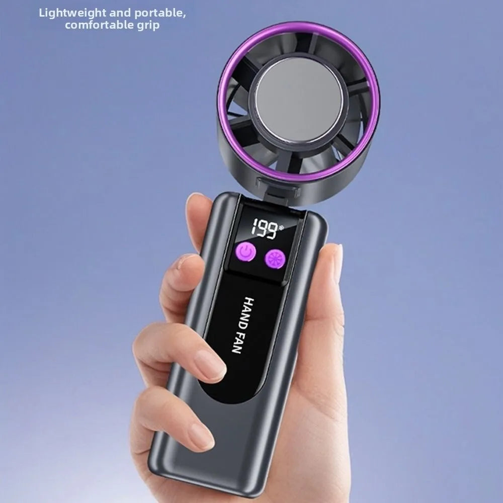 199-Speed Portable Handheld Fan – Foldable USB Rechargeable Handheld Portable Fan Axl