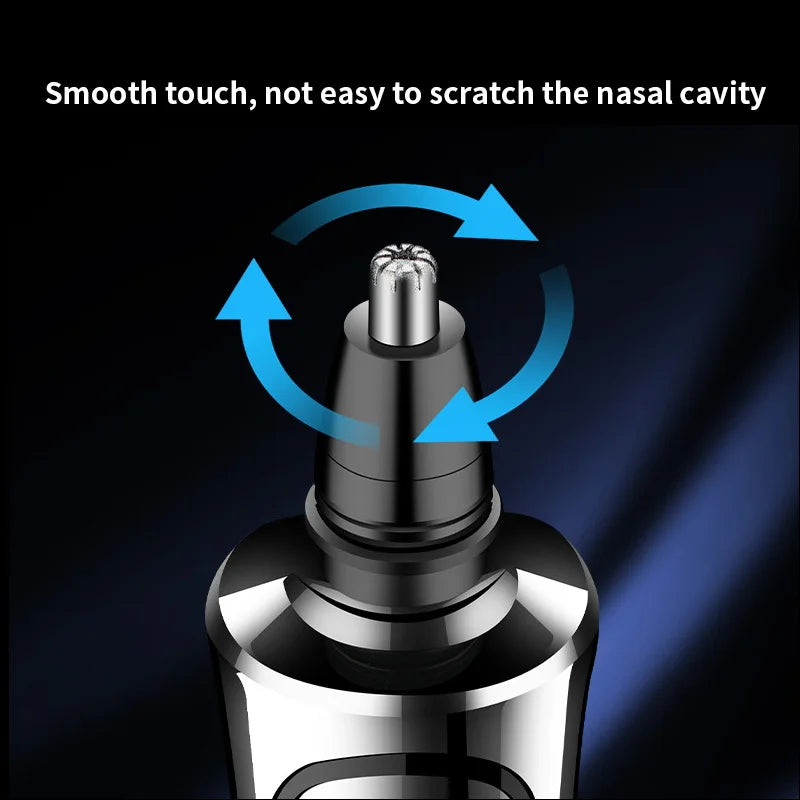 BALASHOV Men's Rechargeable Rotary Electric Shaver 3D Float Electric Rotary Shaver Axl