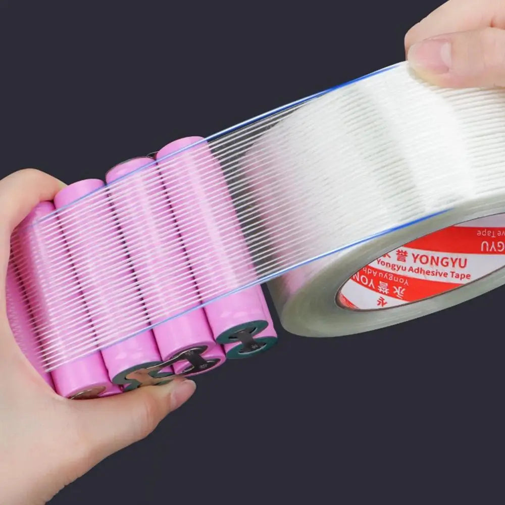 25M Fiberglass Strapping Tape – Strong Single-Sided Adhesive Roll Fiberglass Strapping Tape Axl