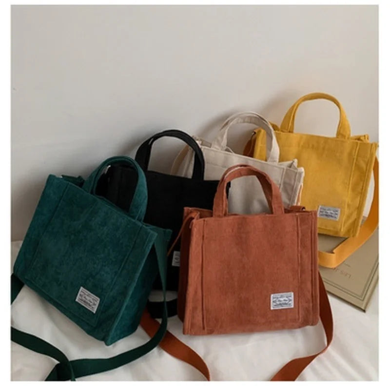 Women's Corduroy Crossbody Bag – Retro Vintage Shoulder Bag Crossbody Shoulder Bag Axl
