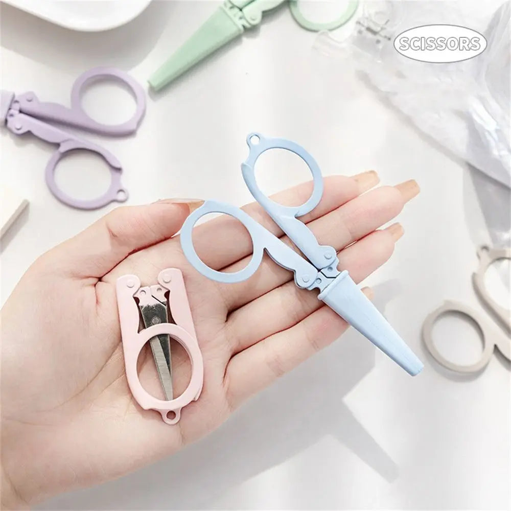 Morandi Folding Scissors – Stainless Steel Keychain Cutter Folding Scissors Axl