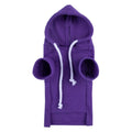 Fleece Hoodie for Ferrets, Hamsters & Small Pets | S & M Small Pet Hoodie Axl Purple S