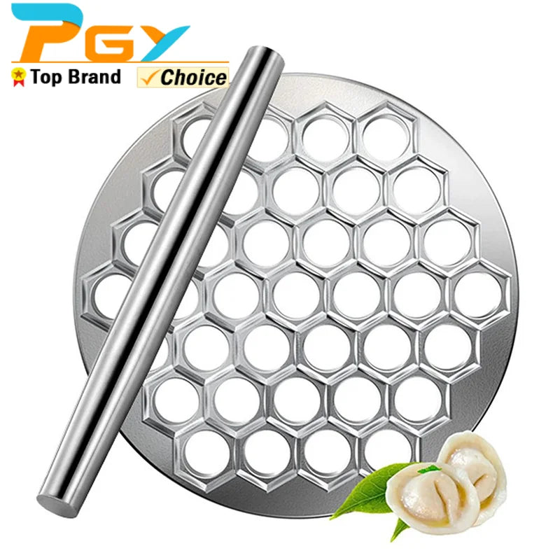 37-Hole Aluminum Pelmeni & Ravioli Dumpling Maker Mold Dumpling Maker Mold Axl