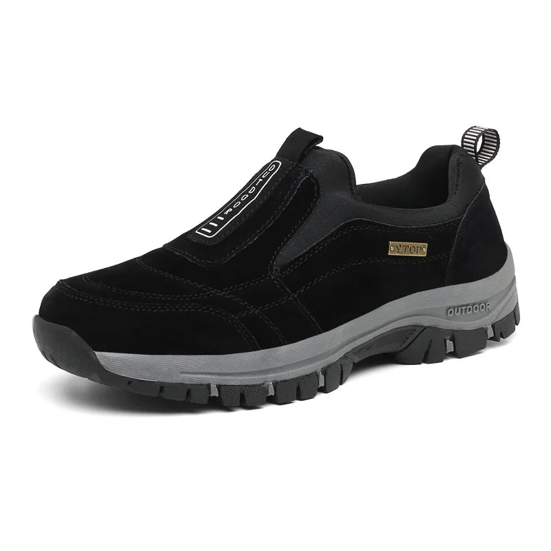 YBQJOO Men's Slip-On Canvas Sneakers | Breathable Walking Shoes Men's Slip-On Sneakers Axl