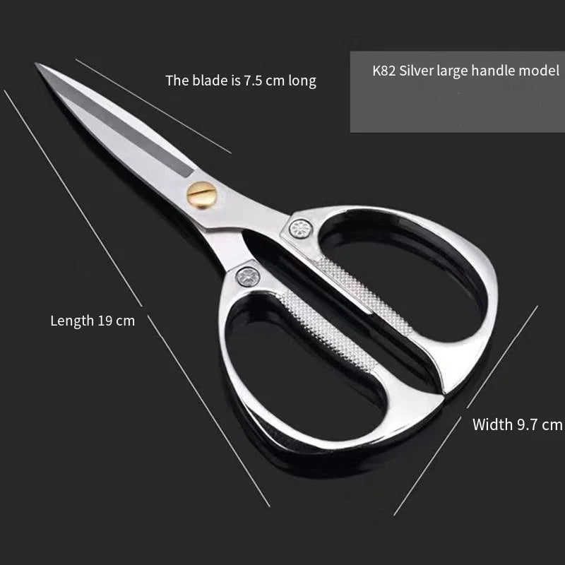 Multifunction Zinc Alloy Kitchen & Tailor Scissors | Cutting Tool Multifunction Scissors Axl K82silverJD