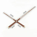 Black Walnut Wood DIY Wall Clock Hands & Brass Large Torque Movement Wall Clock Kit Axl 33-45