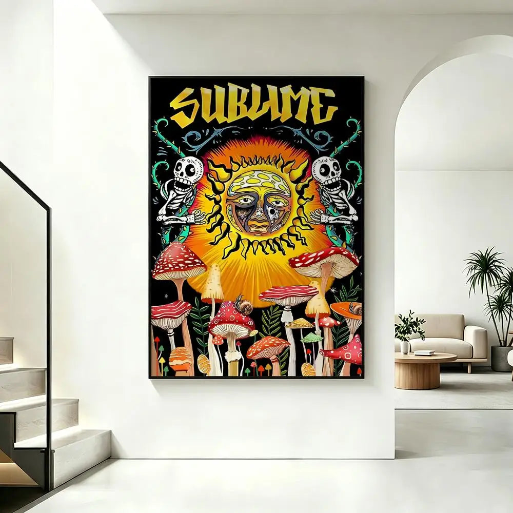 Sublime Band Poster – HD Waterproof Wall Art Print Decor Wall Art Poster Axl