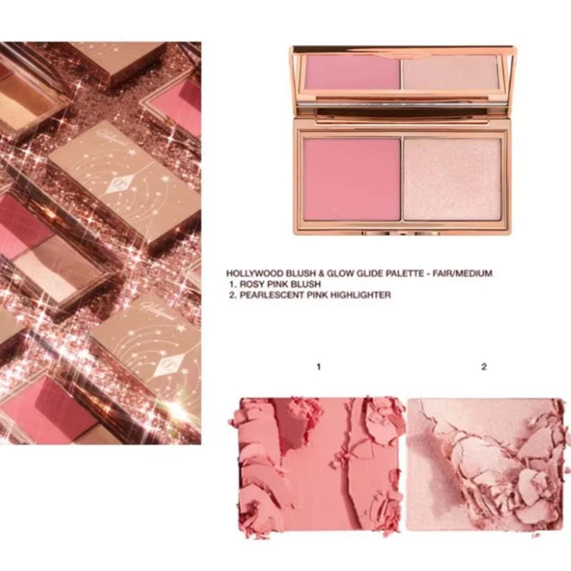 Charlotte Tilbury Peachy Blush & Eyeshadow Contour Palette Blush Contour Palette Axl