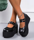 Women's Lolita Mary Jane High Heels – Gothic Sweet Pumps Lolita High Heel Pumps Axl black matte 39