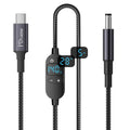 140W USB-C to DC Boost Converter Cable | 5V–28V Adjustable USB-C Power Cable Axl 140w Cable