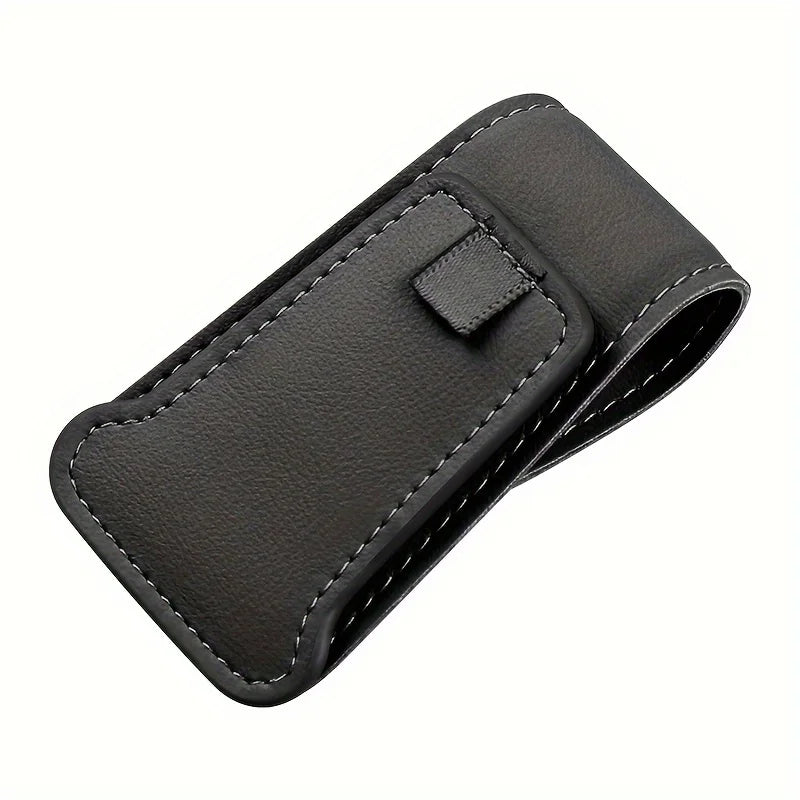 Magnetic Car Sun Visor Glasses Holder Clip | Universal Fit Car Glasses Holder Axl Black