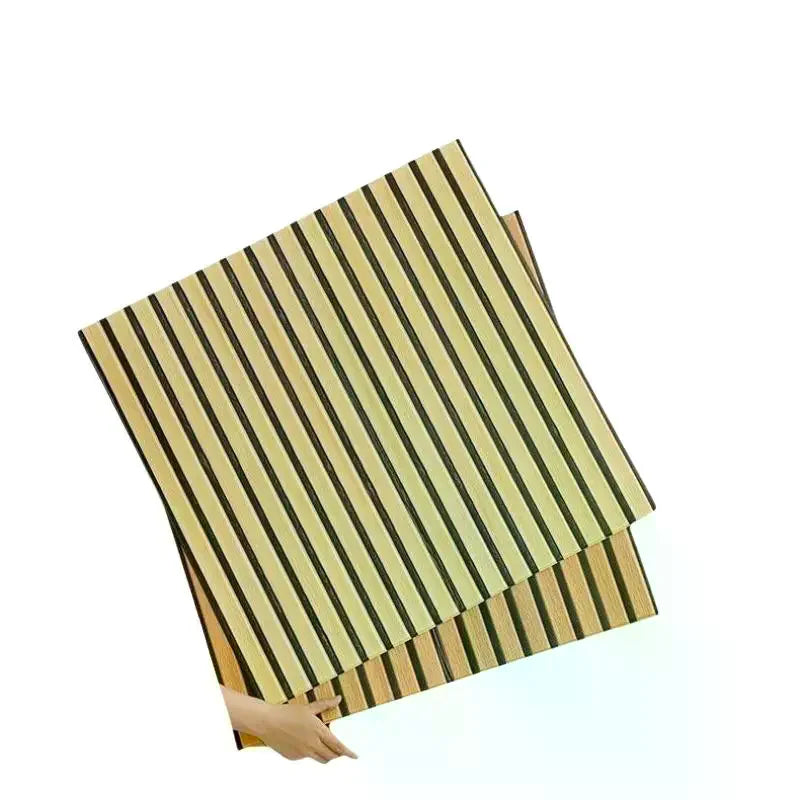 3D Wood Slat Wall Panels – Self-Adhesive XPE Foam Decor Wall Panel Tiles Axl