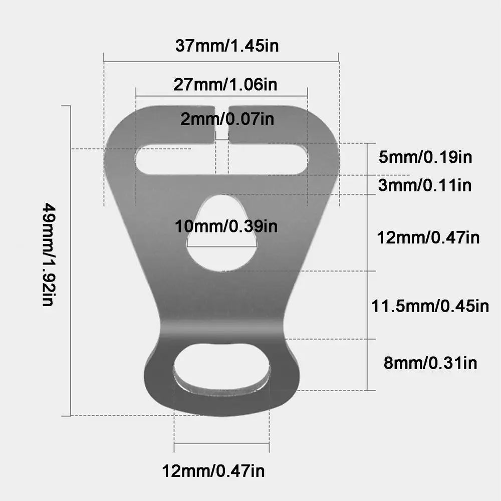 Stainless Steel Tent Rope Tensioner & Guyline Cord Buckle Tent Rope Tensioner Axl As show