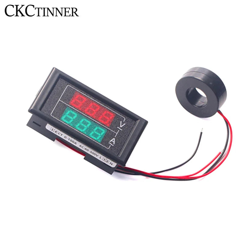 CKCTINNER D85-5035VA LED Digital Voltmeter Ammeter AC Panel Meter Digital Panel Meter Axl