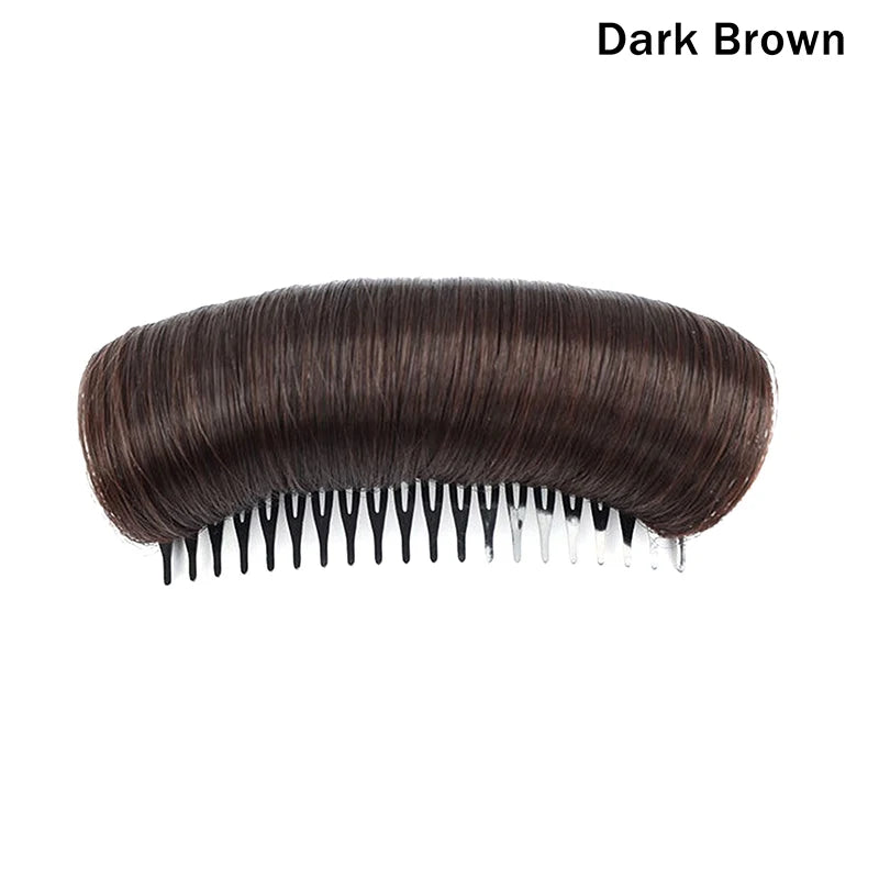 Invisible Volumizing Hair Pad Comb – Fluffy Hair Lift Insert Hair Volumizing Pad Axl Dark brown