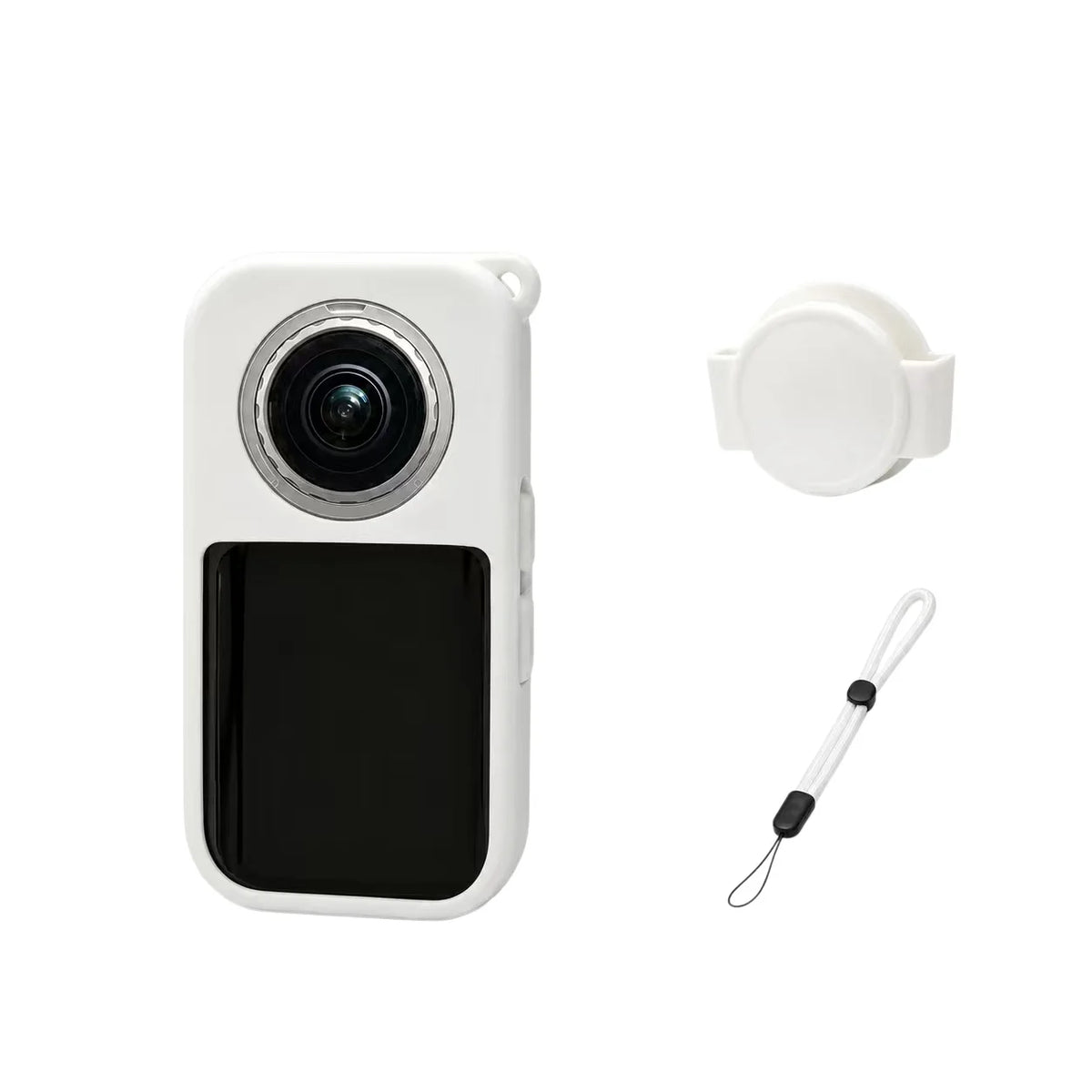 Silicone Case for Insta360 X6 – Protective Cover & Lens Cap Camera Protective Case Axl