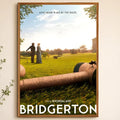 Bridgerton TV Poster – Self-Adhesive Waterproof Wall Art Decor Decorative Wall Poster Axl White09 40X50cmNoframe
