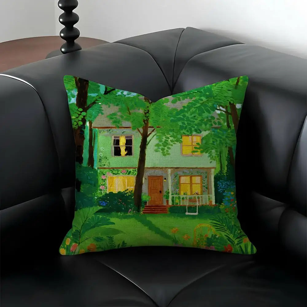 Cabin & Woods Linen Cushion Cover – Sofa, Bed & Chair Decor Linen Cushion Cover Axl