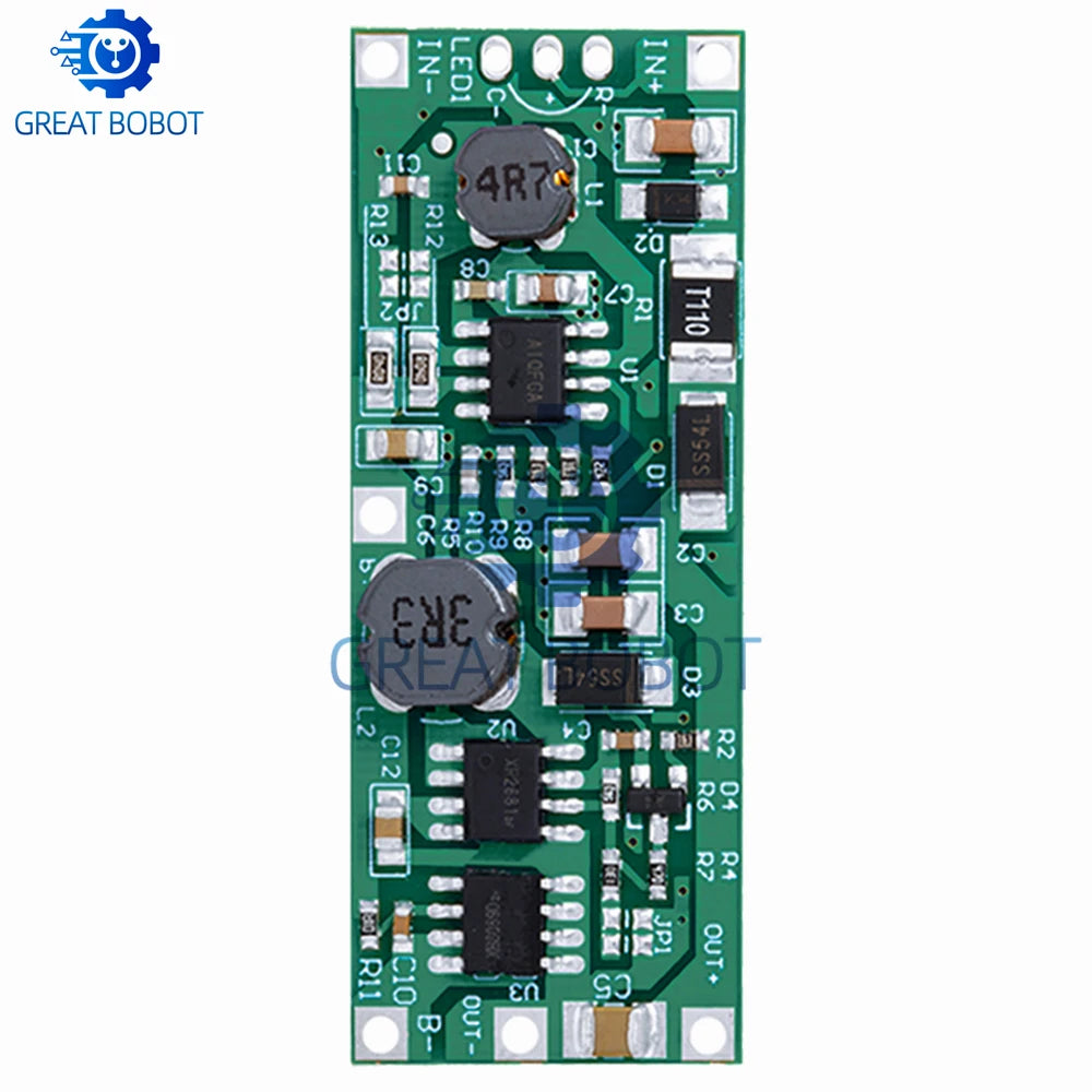 DC 5V–12V Step-Up Booster Module for 18650 Lithium Battery UPS Boost Converter Module Axl