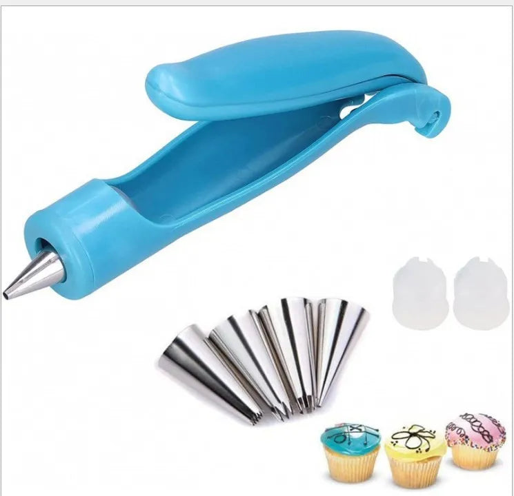 Cake Decorating Kit – Piping Tips, Turntable & Icing Bags Cake Decorating Set Axl