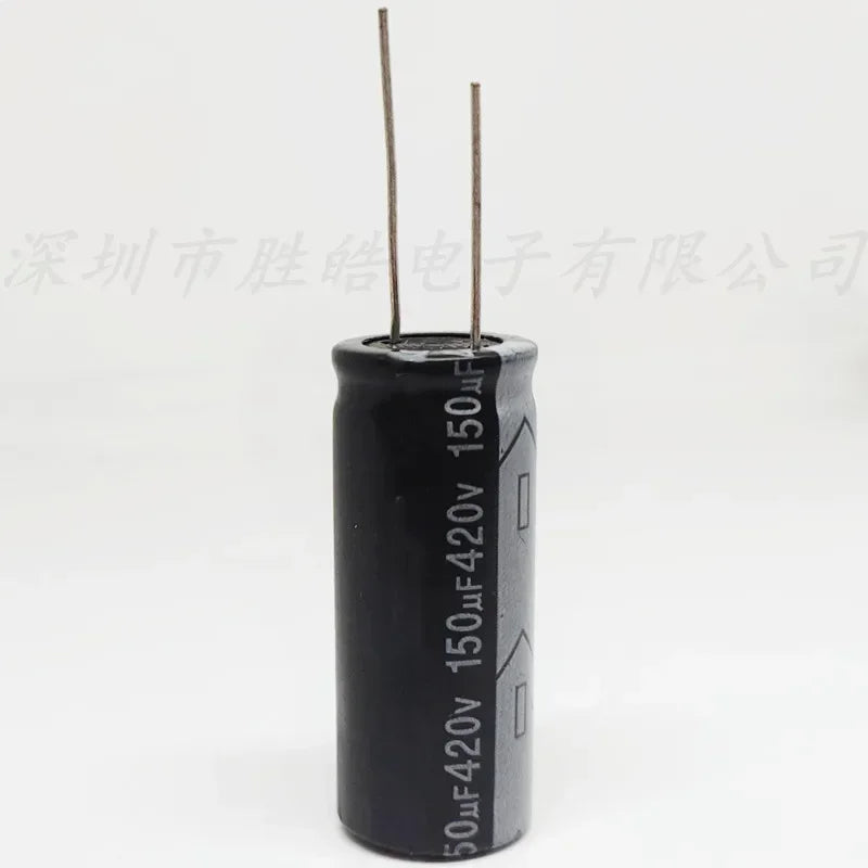 NioCen 420V 150UF Aluminum Electrolytic Capacitors 18x40mm 2PCS Electrolytic Capacitor Axl