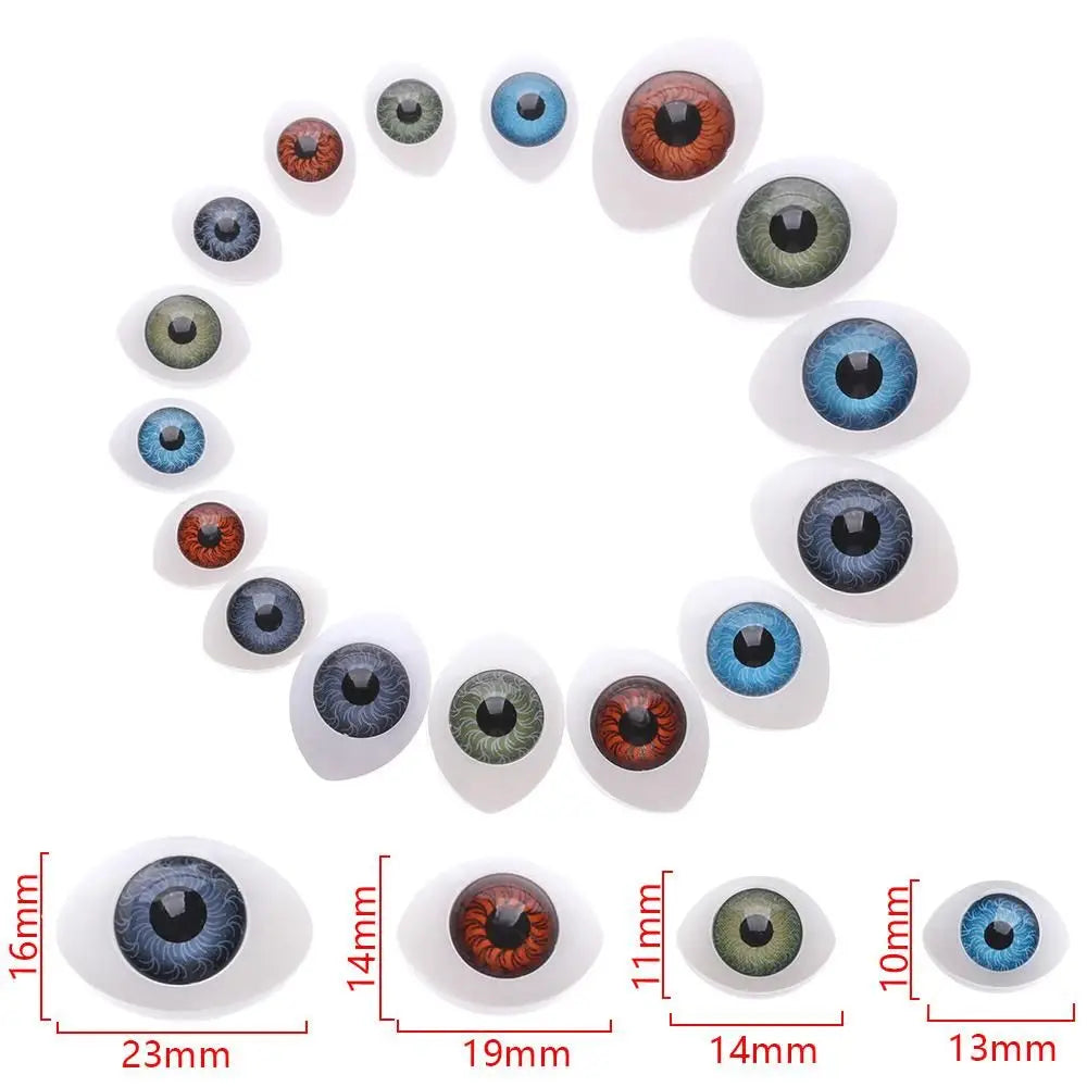 20 Pcs Plastic Safety Eyes for DIY Dolls, Puppets & Crafts DIY Craft Accessories Axl