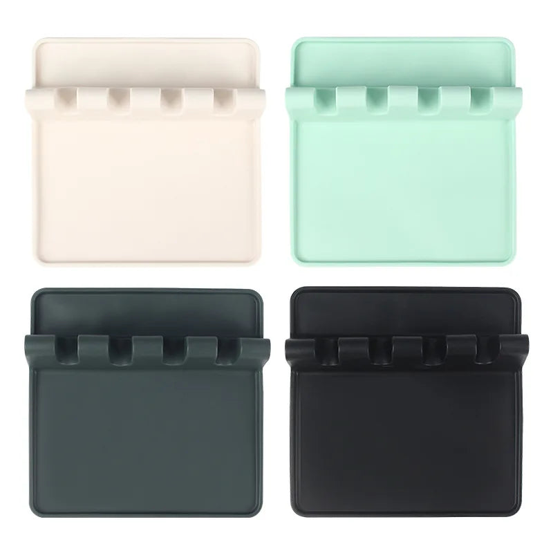 Silicone Kitchen Mat – Dish Rack, Drip Mat & Spoon Rest Silicone Kitchen Mat Axl