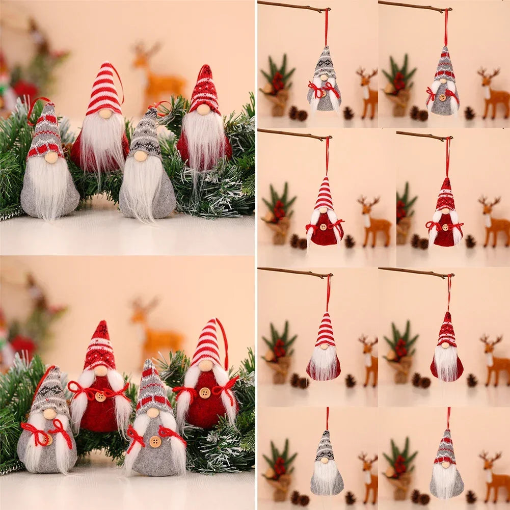 Santa Faceless Gnome Ornament | Christmas Tree & Wall Decor Christmas Gnome Ornament Axl
