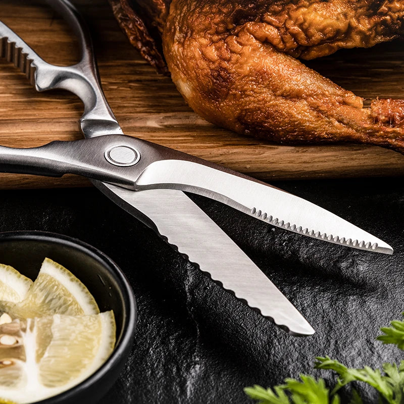 GRANDSHARP Multifunctional Kitchen Scissors – Stainless Steel Kitchen Scissors Axl