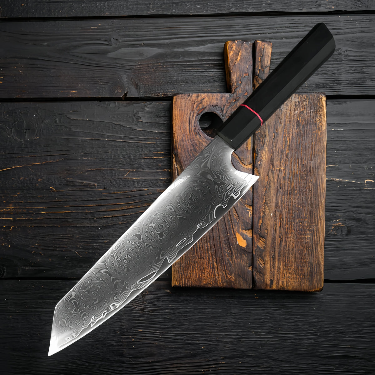 8-Inch Damascus Chef Knife – 67-Layer VG10 Steel & G10 Handle Damascus Chef Knife Axl