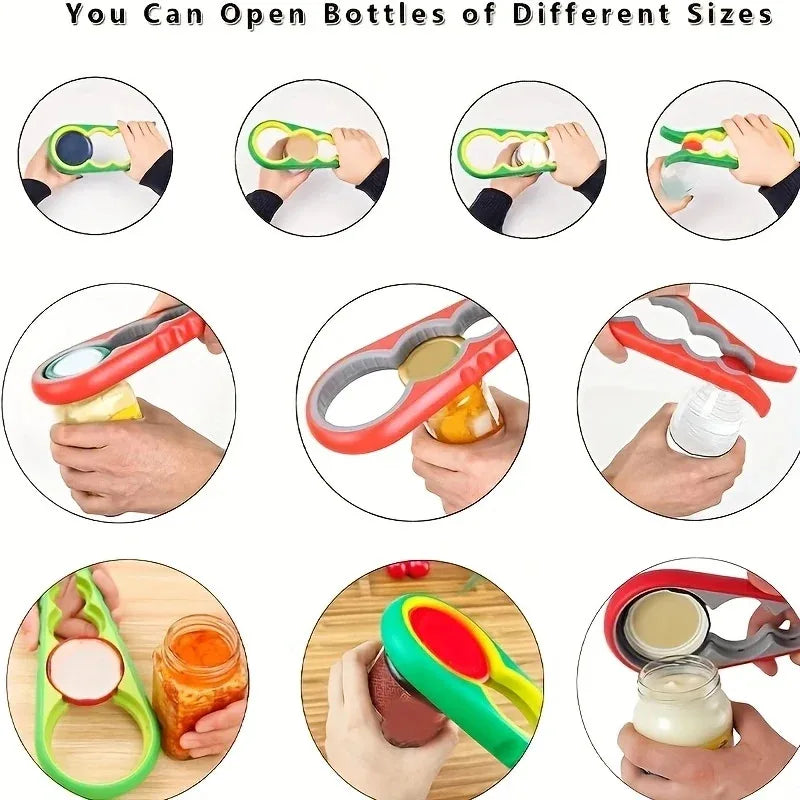 4-in-1 Multi-Function Bottle Opener – Non-Slip Cap Opener Bottle Opener Tool Axl