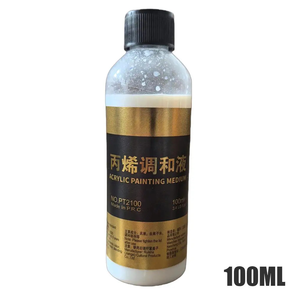 Acrylic Paint Thinner 100ml – Fluid Aid for Color Blending Acrylic Paint Additive Axl 1pcs