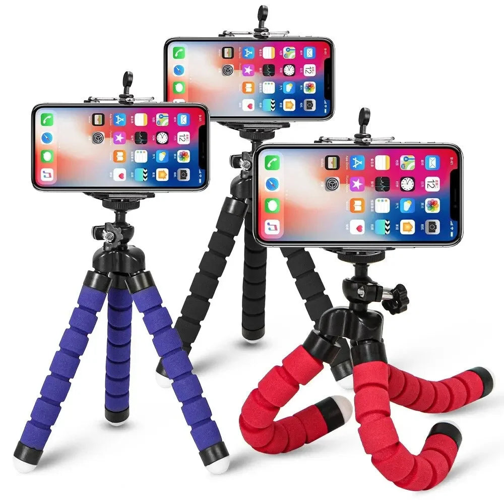 Octopus Mini Tripod & Monopod for Smartphone – Phone Clip Stand Phone Tripod Stand Axl
