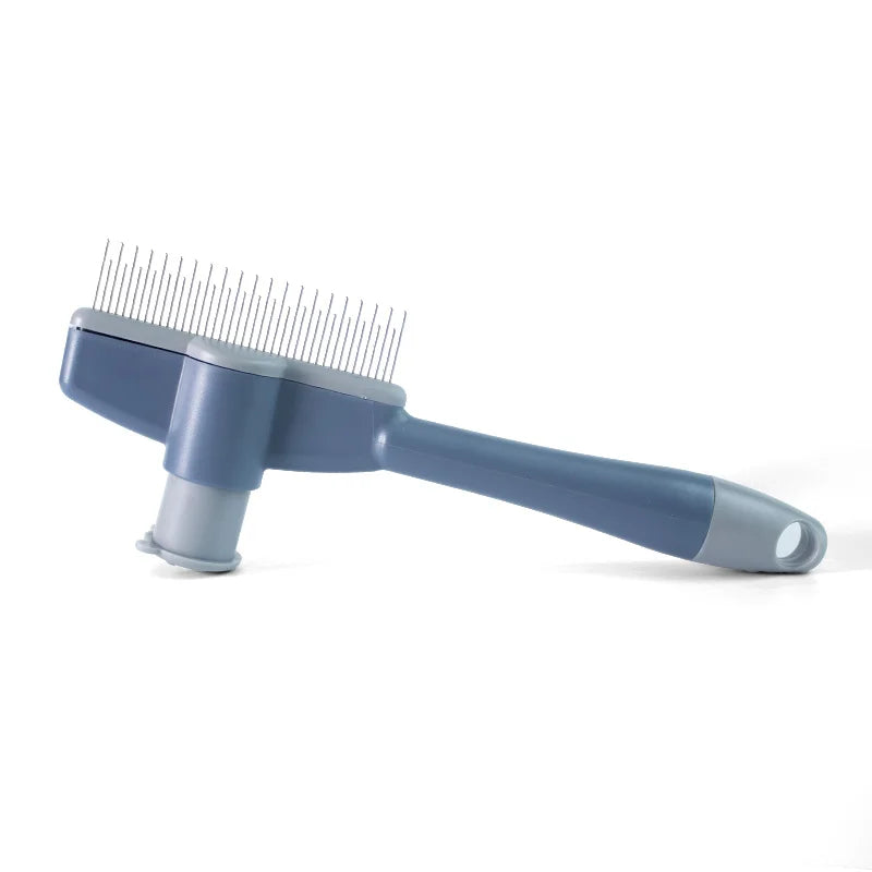 Pet Hair Removal Comb – Grooming Brush for Cats & Dogs Pet Grooming Comb Axl Grey -1pc