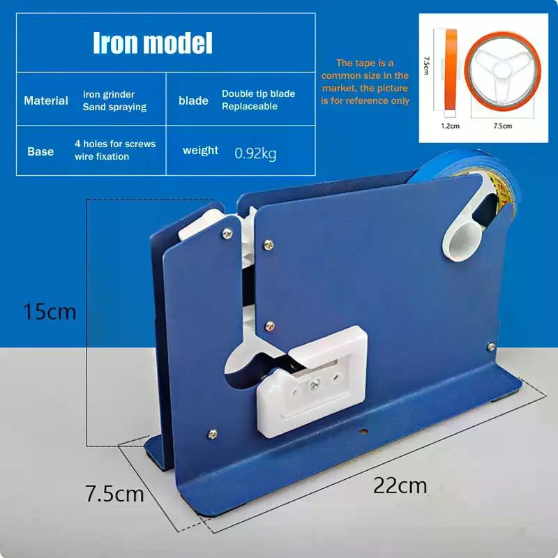 Portable Metal Bag Sealer & Tape Dispenser with Cutter Bag Sealer Tool Axl