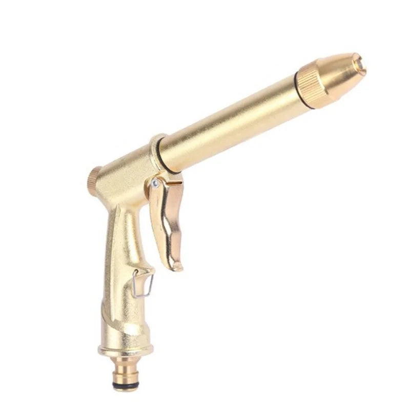 High Pressure Car Wash Water Gun – Adjustable Spray Nozzle Garden Hose Spray Gun Axl gold
