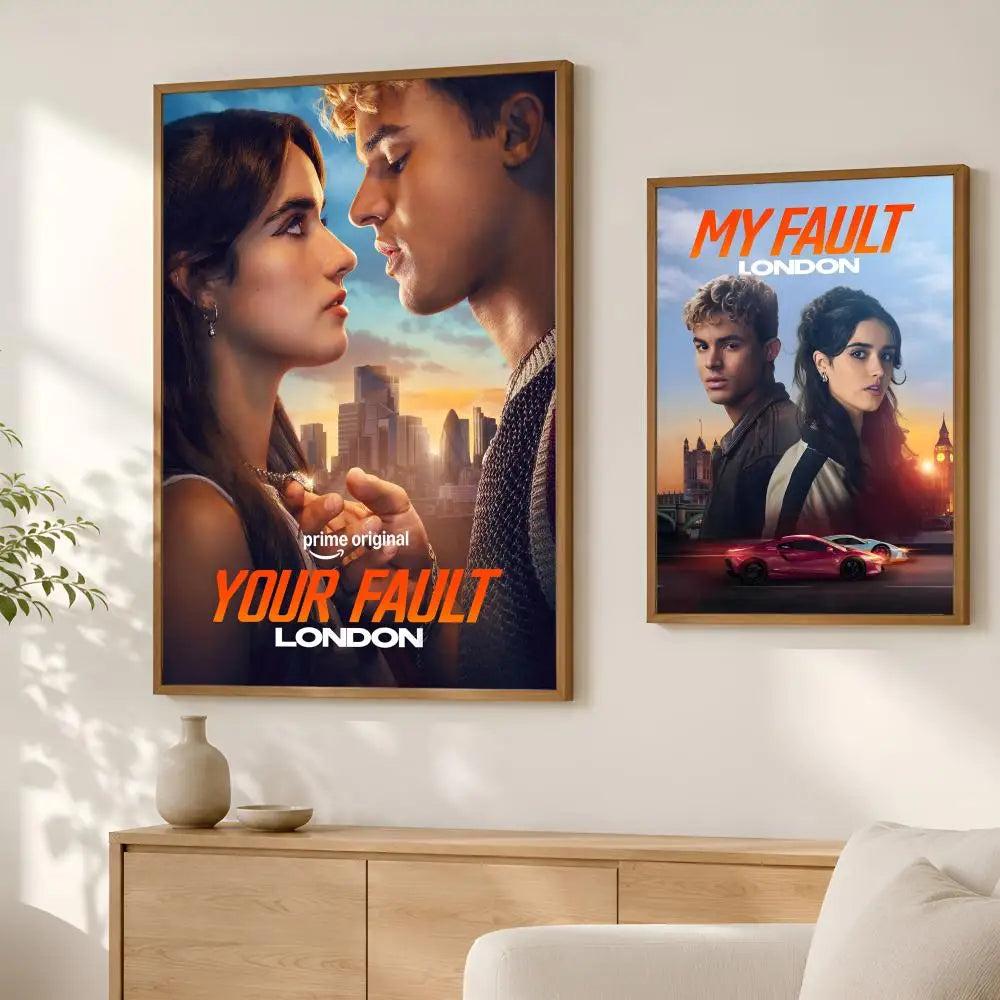 My Fault Movie Poster – Self-Stick HD PVC Waterproof Wall Art Movie Wall Poster Axl